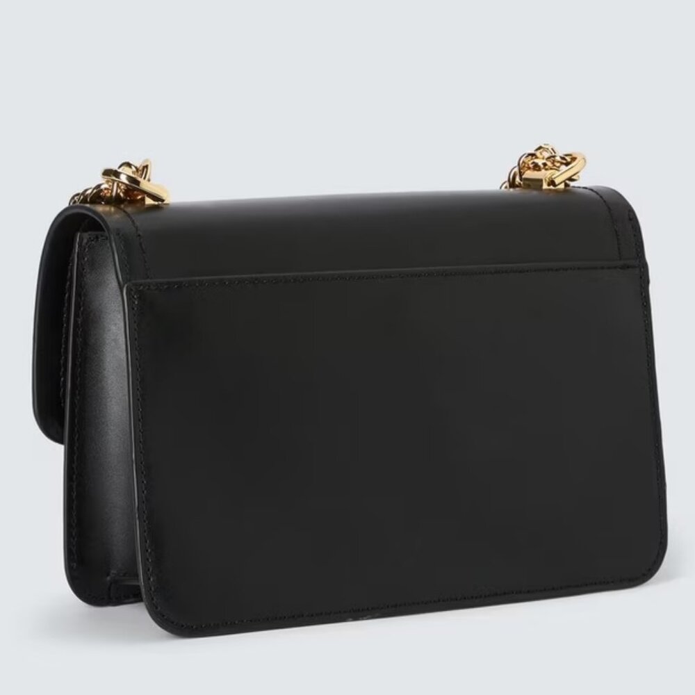 NEW ✅ Michael Kors Heather Large Leather Shoulder Bag BLACK ⭐ NEW - Picture 9 of 16